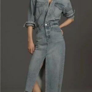 Pistola Amira Denim Midi Dress S